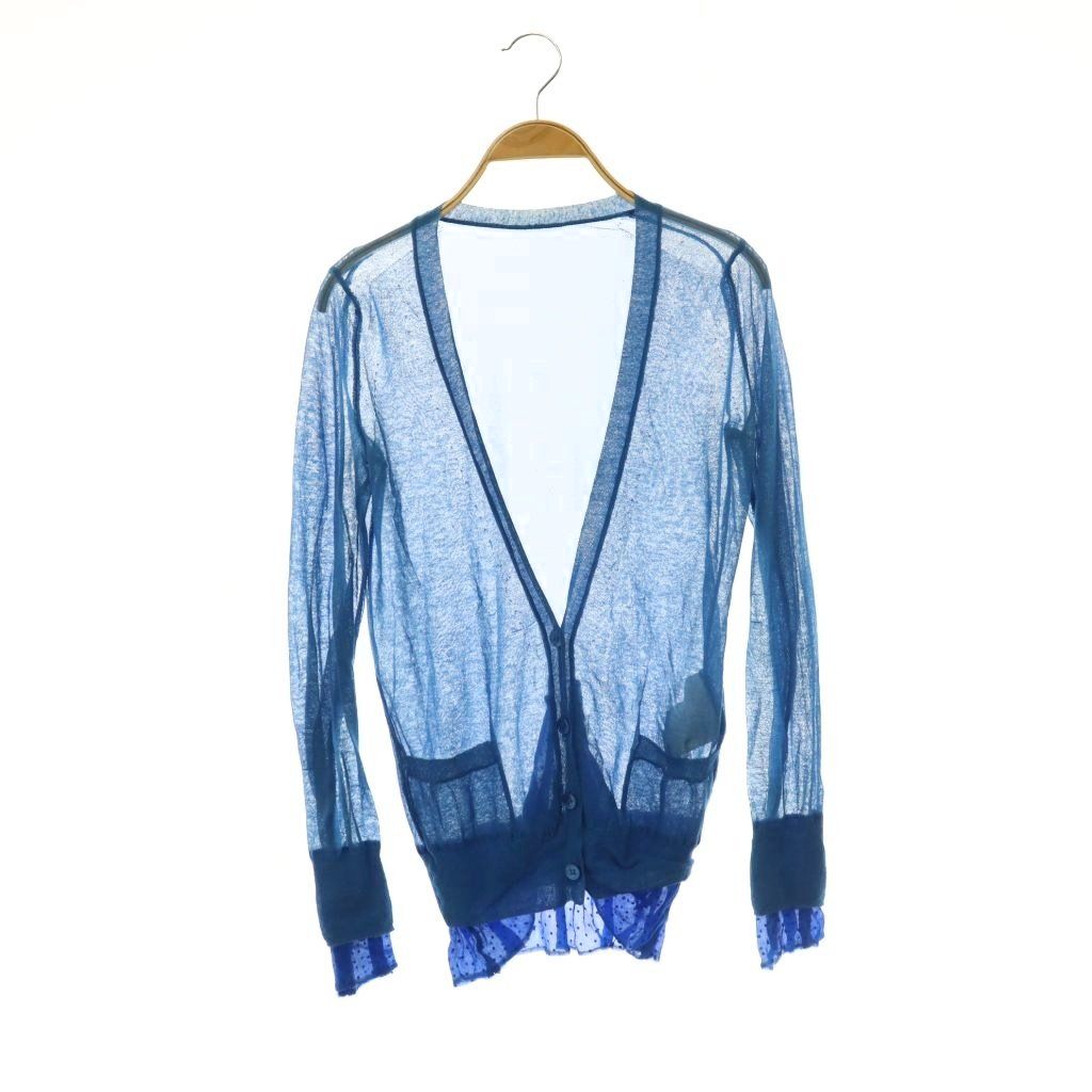 サカイ sacai カーディガン ニット 長袖 09-01003 1 ブルー /HK □GY62