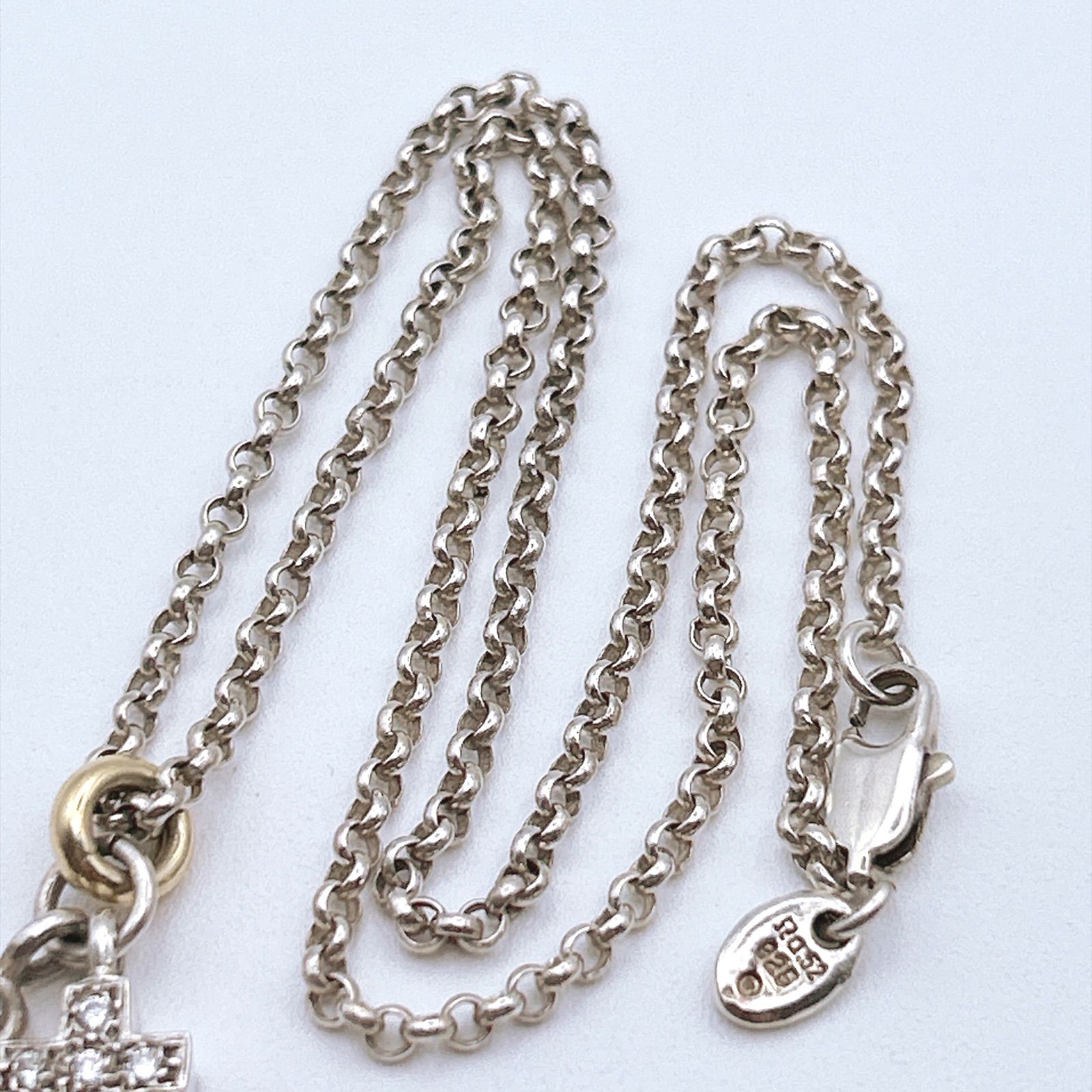 Folli Follie フォリフォリ SILVER925 750刻印 K18 ハート クロス