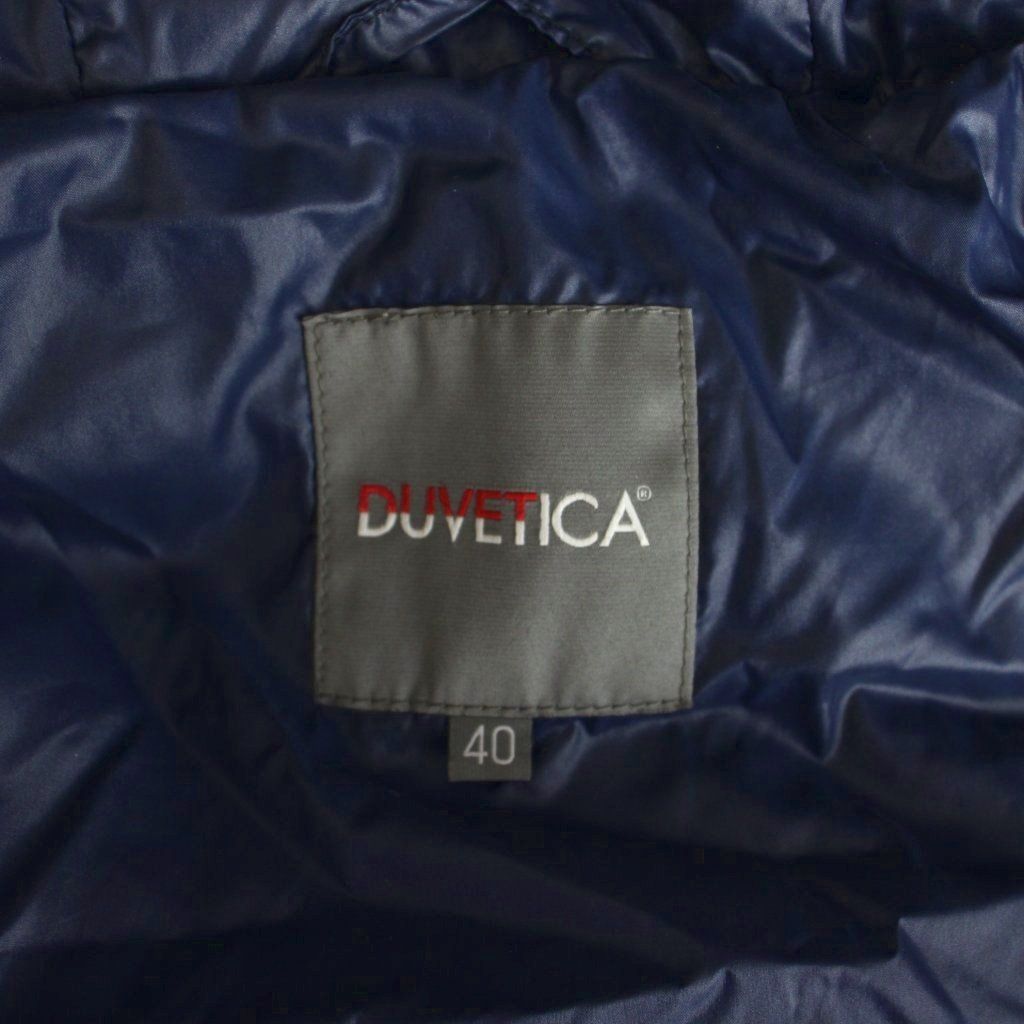 デュベティカ DUVETICA ナイロンダウンコート 40 黒 ブラック フィン