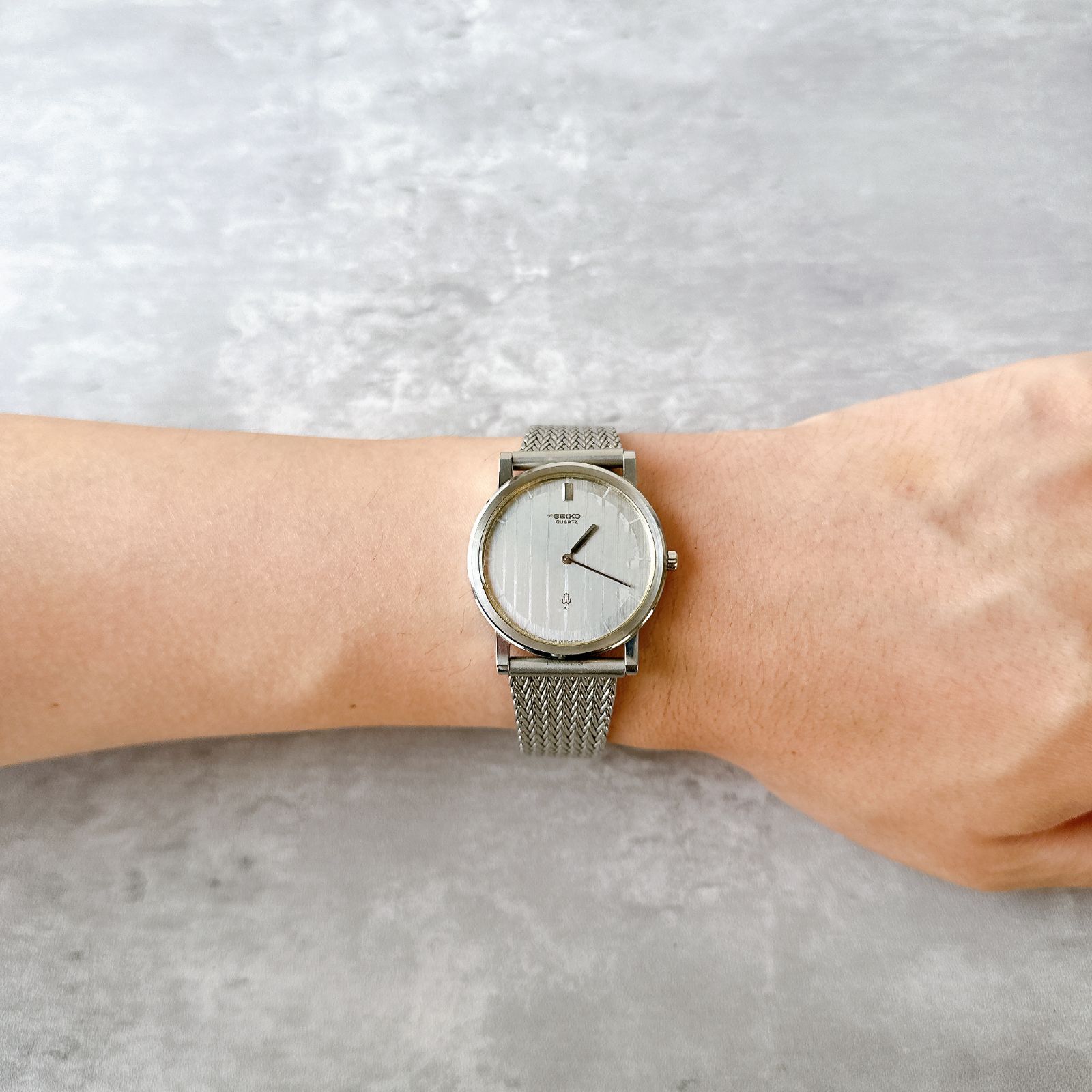 SEIKO シャリオ 腕時計 シルバー オクタゴン ビンテージ SEIKO セイコー シャリオ 2620-0070 クォーツ メッシュブレス シルバー