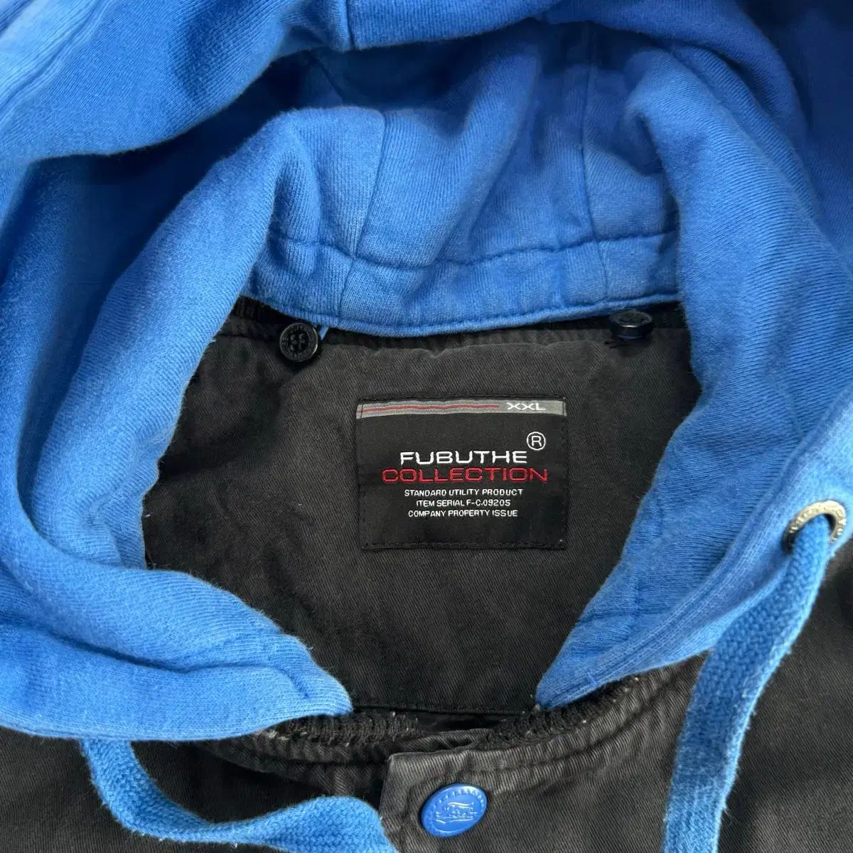 FUBU フブ バッグ ロゴ バイカラー ブラック ブルー 野球 アウター