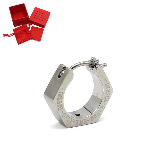 ディーゼル DIESEL DX1345040 ピアス シングルピアス 片耳用 アクセサリー メンズ シルバー 6,856円