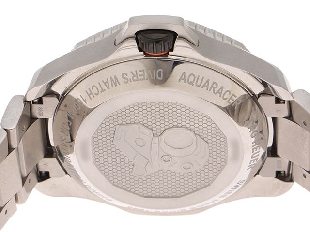 TAG HEUER タグホイヤー アクアレーサー プロフェッショナル1000 スーパーダイバー WBP5A8A.BF0619 腕時計 ステンレススチール ブラック文字盤 自動巻き メンズ【中古】472