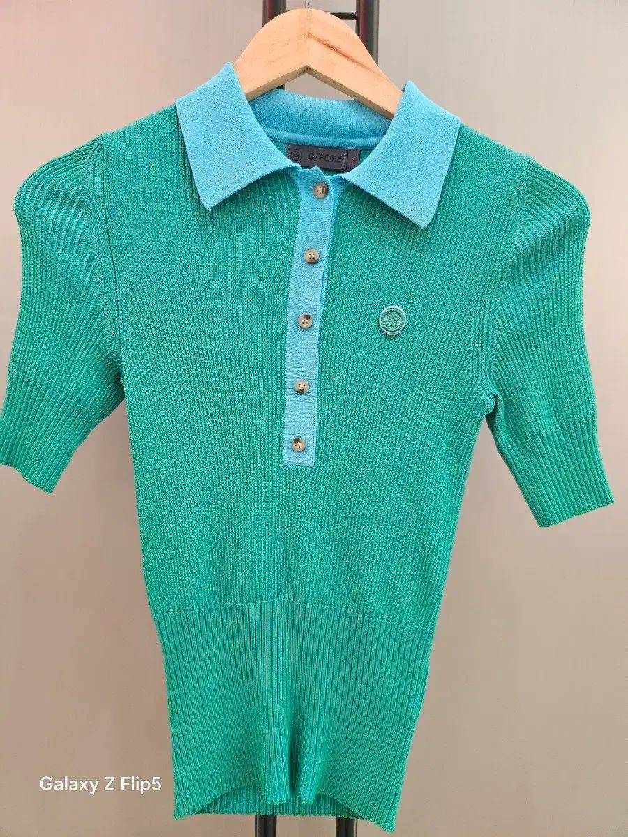 正規品 G/FORE (ジーフォア) レディース リーブ ニート 半袖 KARA（カラ） ゴルフTシャツ ミント S