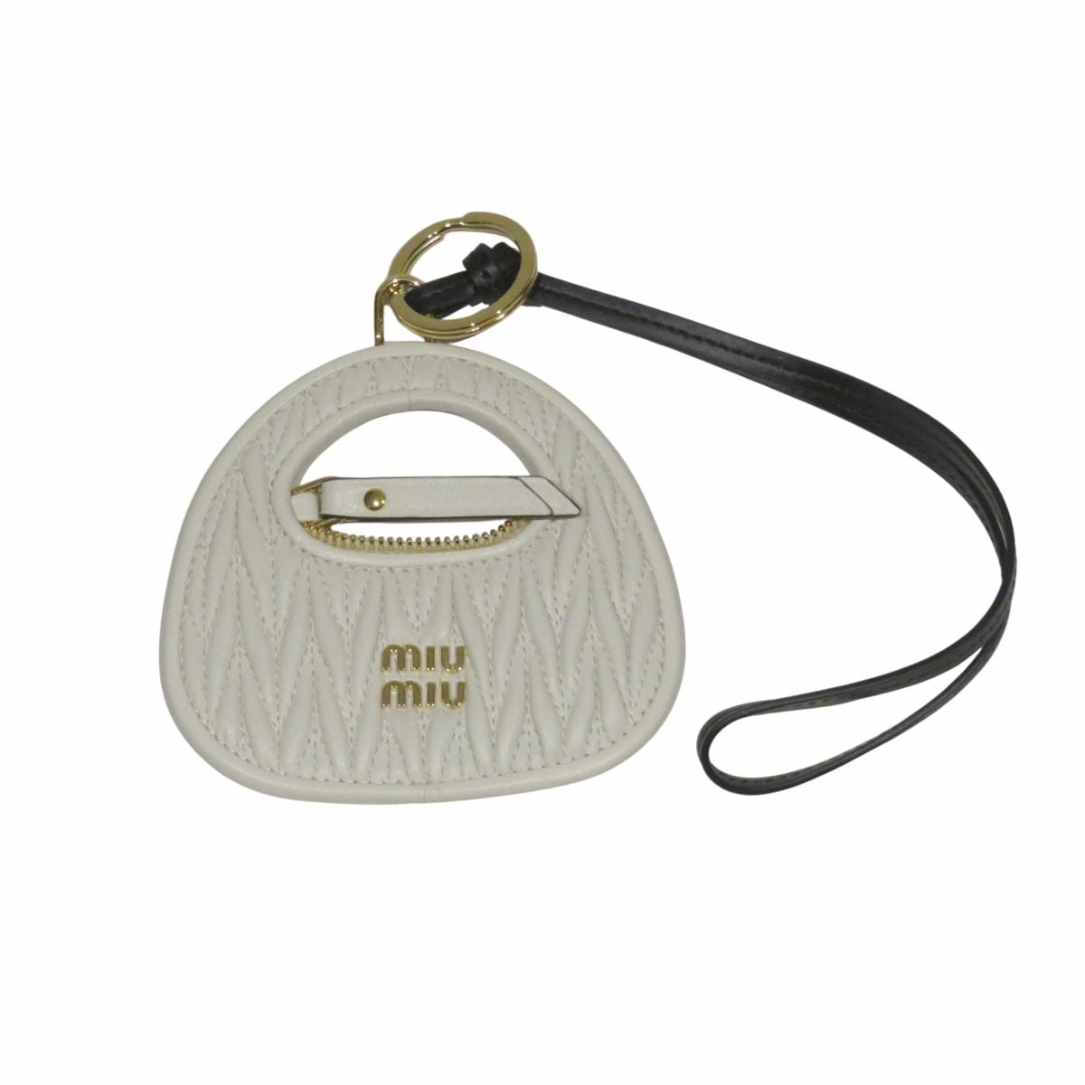 ミュウ ミュウ Miu Miu ワンダー レザートリック キーリング キーリング 約21cm レザー 5TL357 レディース 35,620円