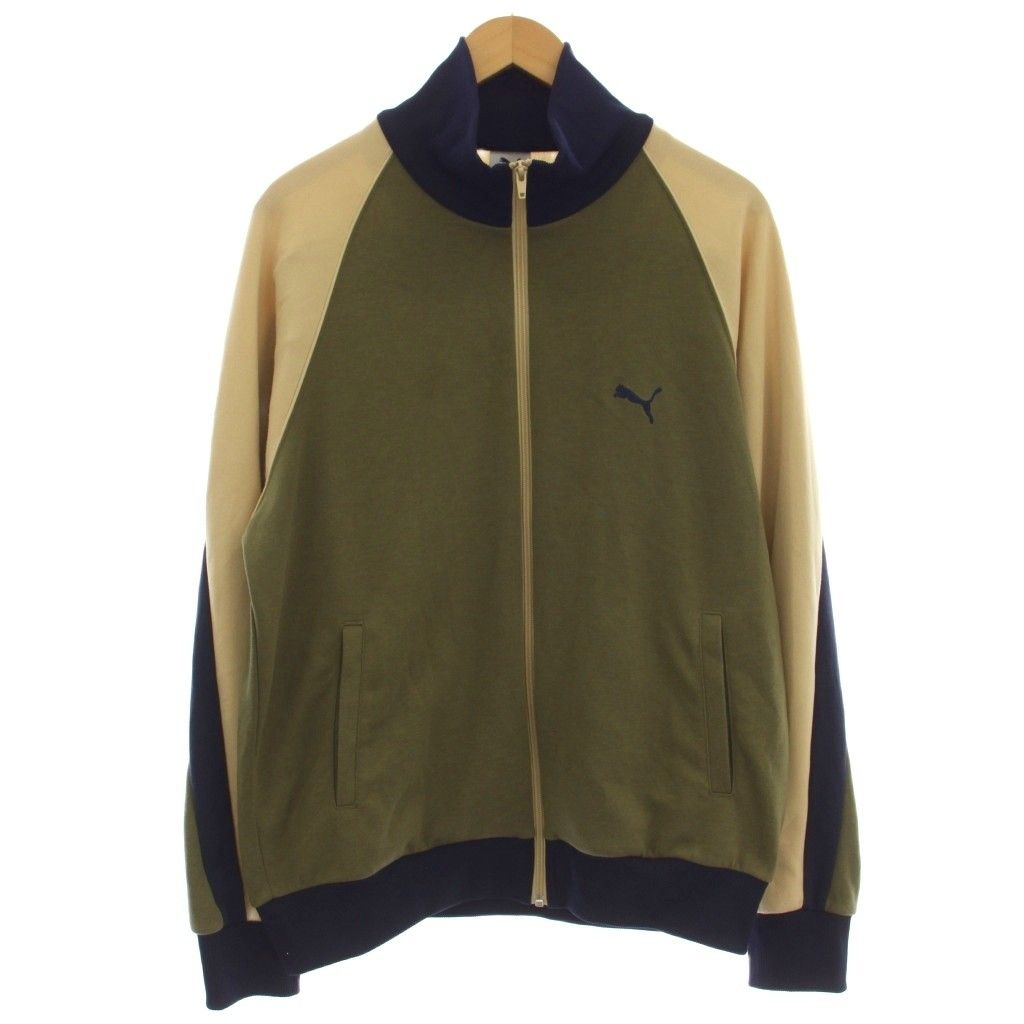 プーマ PUMA SCYE TRACK JACKET トラックジャケット ジャージ 長袖 M カーキ ベージュ 631578 /☆G