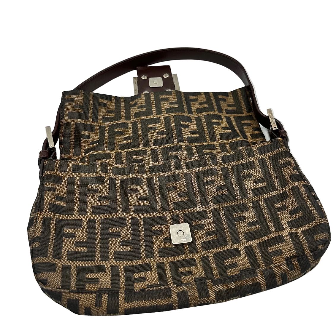 フェンディ Fendi ズッカ柄 マンマバゲット 帆布 茶色 26424 - メルカリ