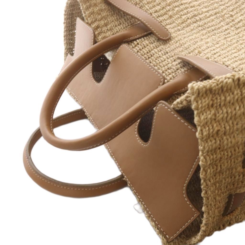 シー SEA Basket bag かごバッグ ハンドバッグ ベージュ /YO2 - メルカリ