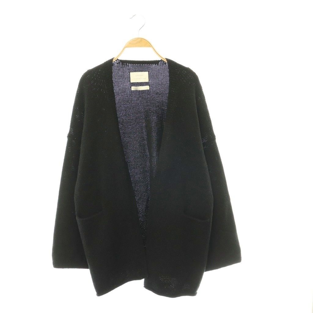 ローレンマヌージアン Lauren Manoogian 25SS SHORT CARDIGAN カーディガン コットン 長袖 0/S 黒 ブラック /HS ■OS