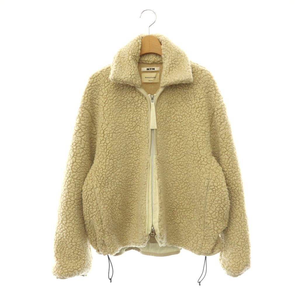 エヌティーエヌ NTN BREWED PROTEIN(TM) ZIP UP LINER ボアブルゾン ジャケット ジップアップ ウール アウター 0 ベージュ /HS ■OS ■SH