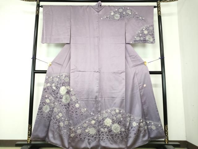 平和屋着物●訪問着　作家物　絞り　久々里辻が花　金彩　正絹　逸品　DABI6383ps 27,885円