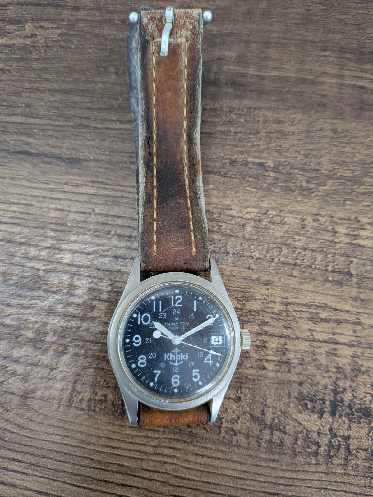 HAMILTON ハミルトン ジャンク品 9365 quartz クォーツ khaki カーキ 