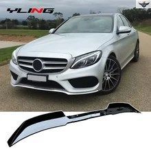 メルセデスベンツ Cクラス W205 W204 2015+車用 リアトランク ハイキックダックテールブーツ スポイラーウィング 3ピース グロスB カスタム