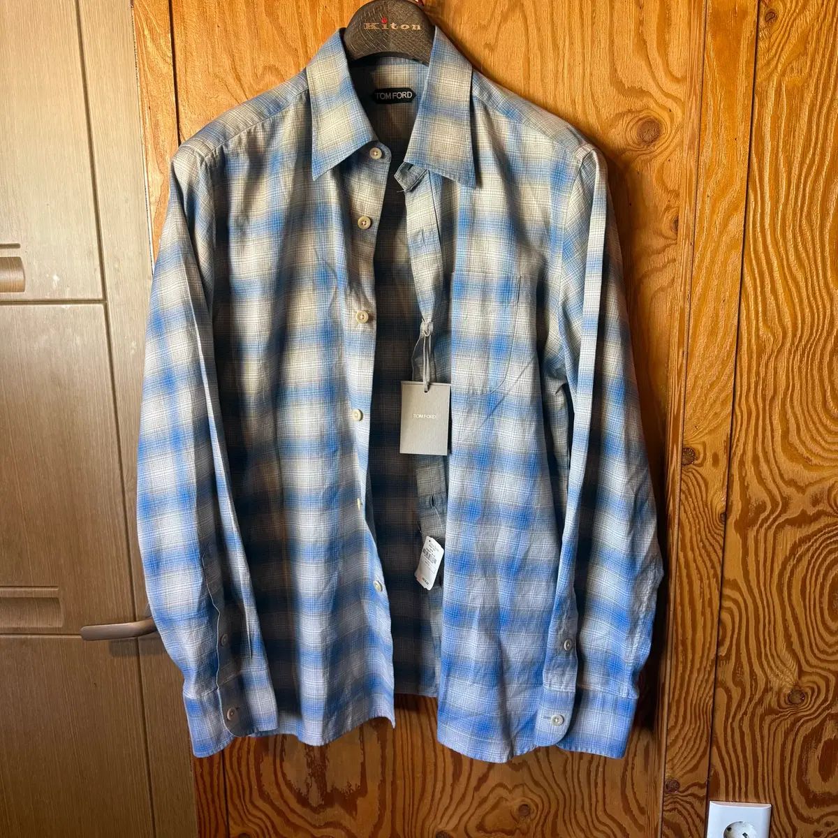 新品) TOM FORD トムフォード フランネル ドレスシャツ 出品