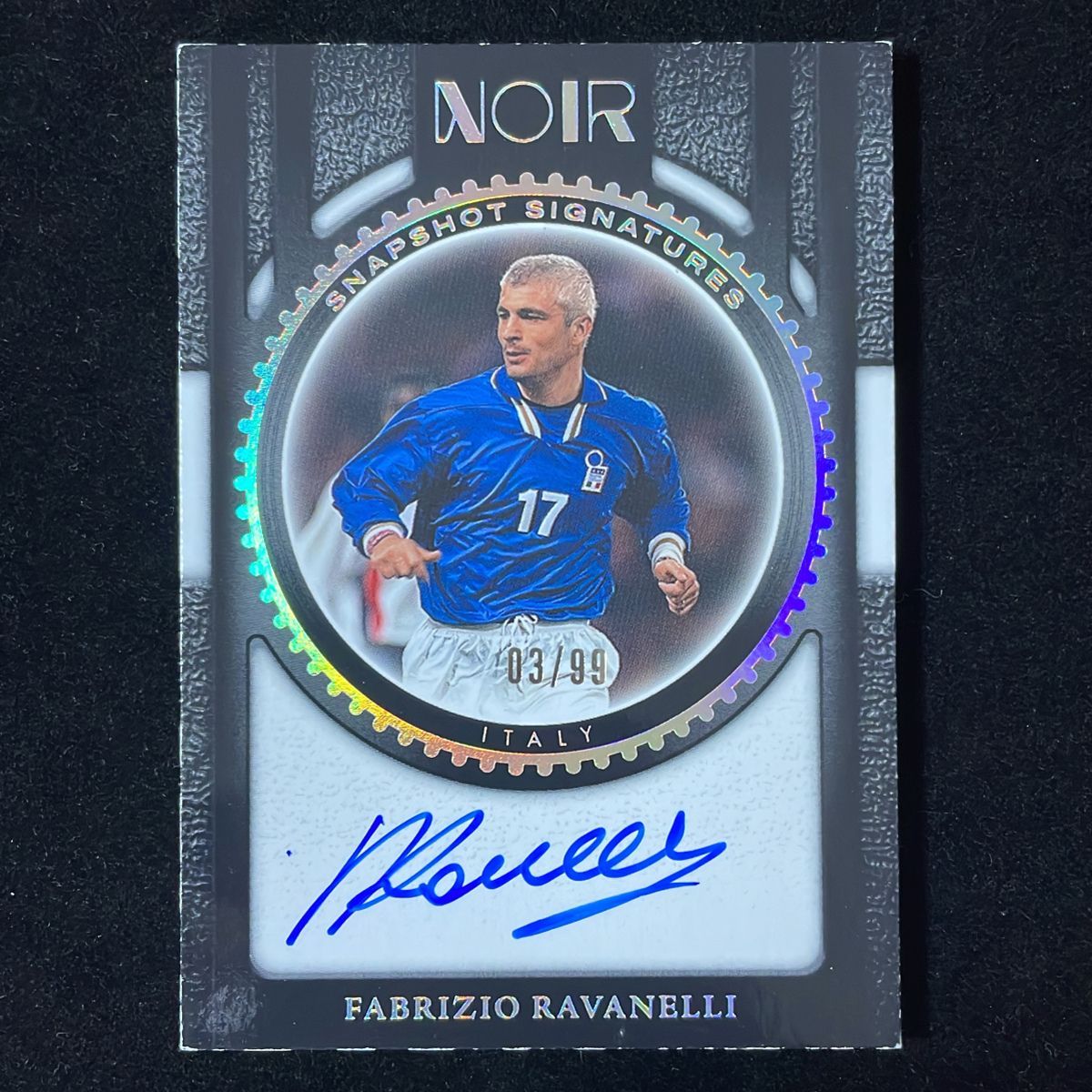 Fabrizio Ravanelli ファブリッツィオ・ラバネッリ Panini Noir
