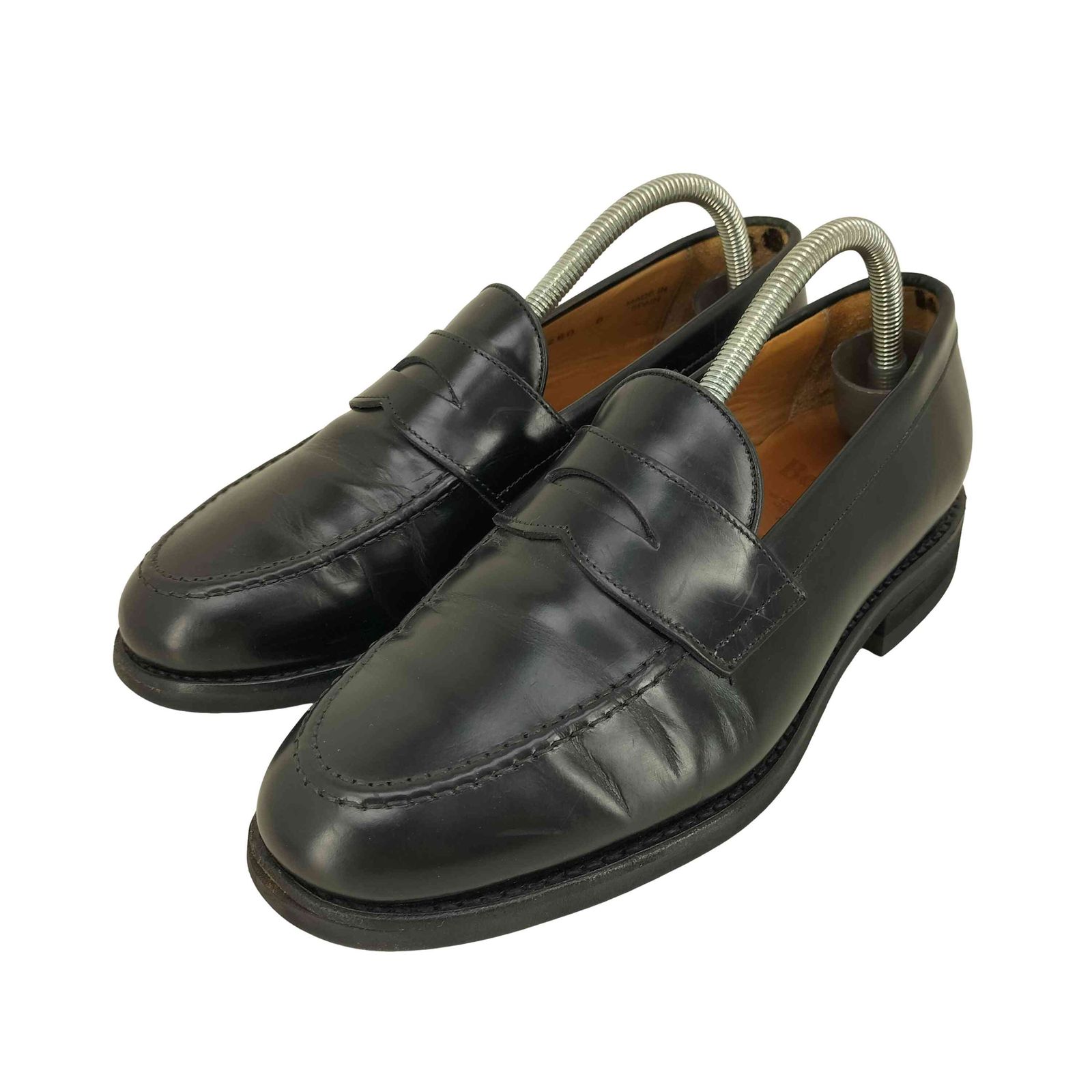 バーウィック Berwick 1707 Insole MEDE IN SPAIN Leather VIBRAM Sole Coin Loafers ペイン製 レザー ヴィブラムソール コインローファー メンズ JPN：25.5 6
