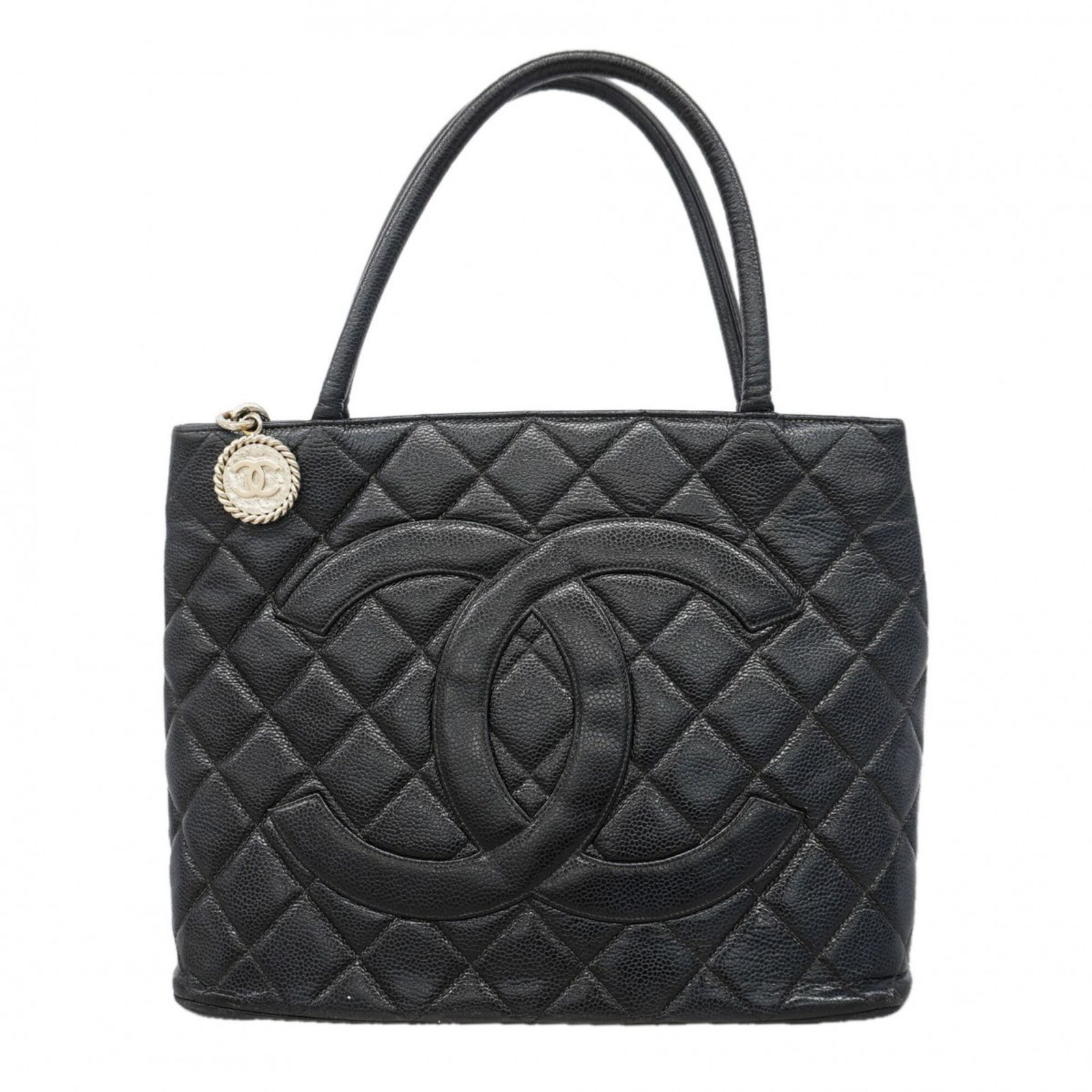 シャネル(Chanel) シャネル トートバッグ 復刻トート キャビアスキン ブラック レディース P3297575