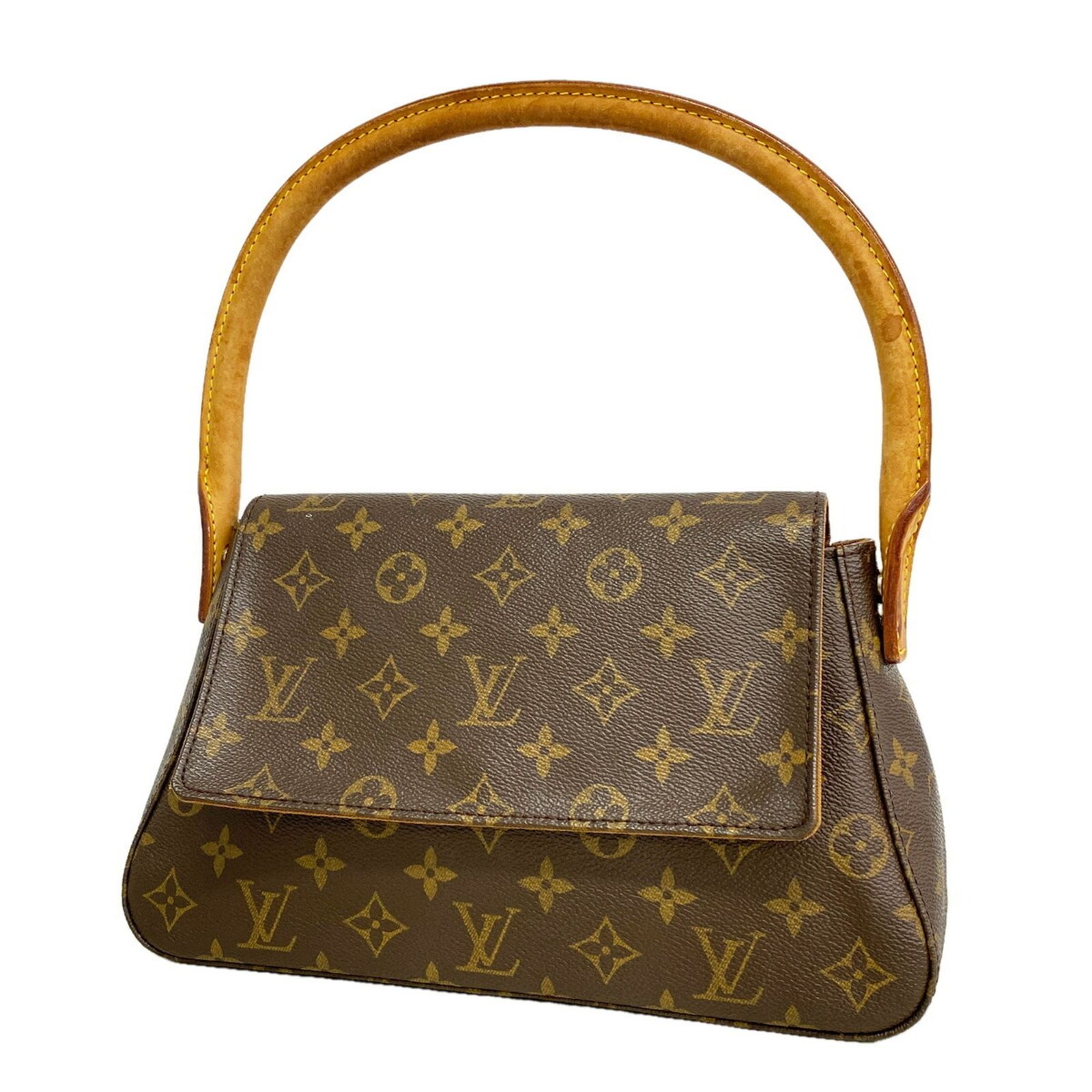 ルイ・ヴィトン(Louis Vuitton) ルイ・ヴィトン ショルダーバッグ モノグラム ミニルーピング M51147 ブラウンレディース