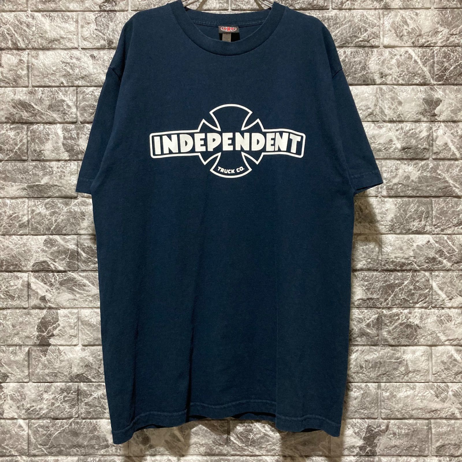 INDEPENDENT Tシャツ L インディペンデント アイアンクロス スケーター NAVY 11,186円