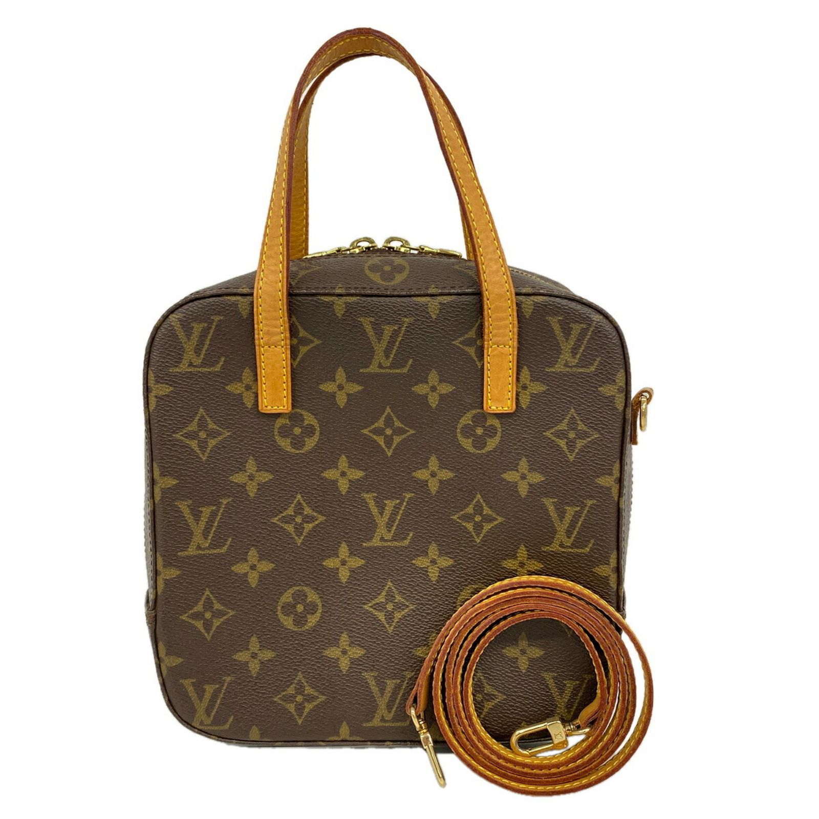 ルイ・ヴィトン(Louis Vuitton) ルイ・ヴィトン ハンドバッグ モノグラム スポンティーニ M47500 ブラウン 2wayバッグレディース