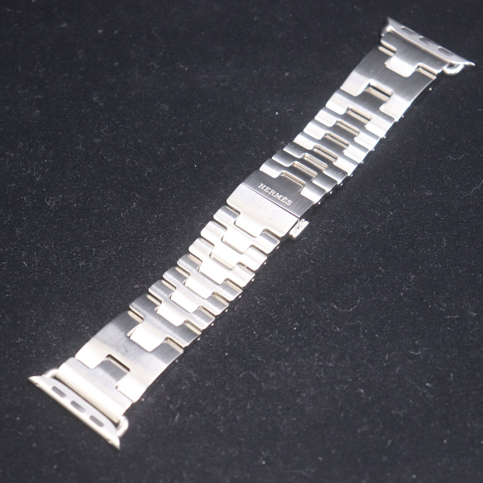 ITFBNR5TK9FK HERMES エルメス Apple Watch アップルウォッチ ベルト 46L ステンレス 時計 バンド 替えベルト シルバー