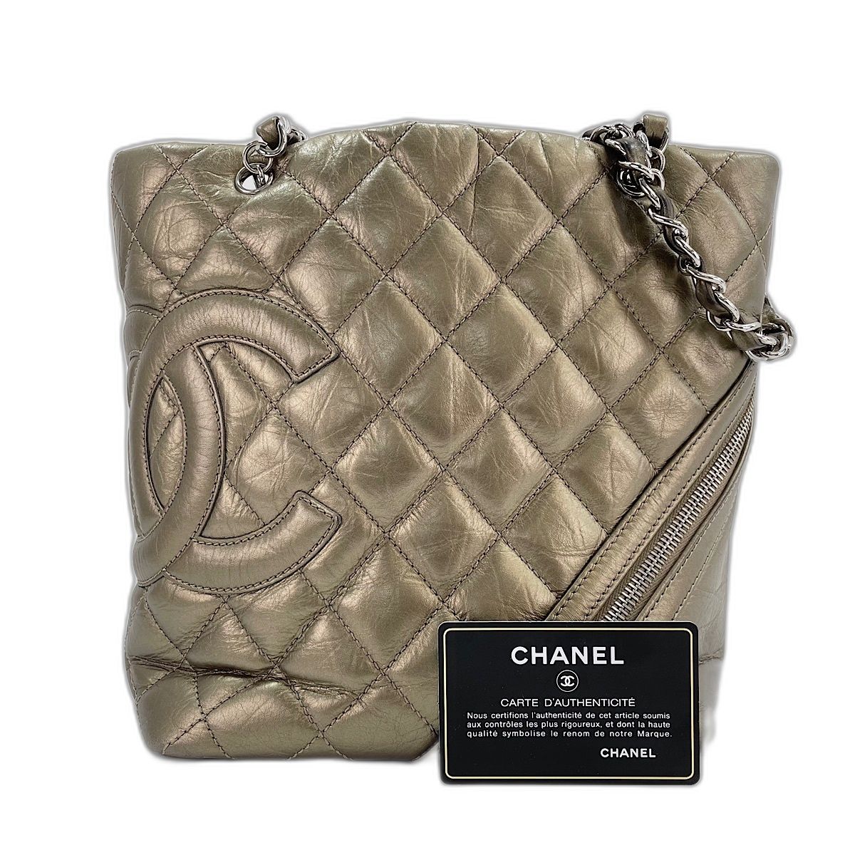 CHANEL シャネル ショルダーバッグ カンボンライン【中古】 174,000円