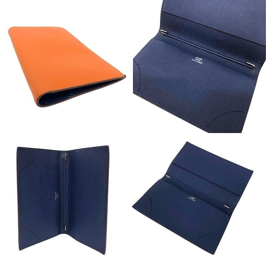 akiii様ご専用　エルメス　新品　手帳カバー　ヴィジョン　バイカラー HERMES エルメス ヴィジョン2 Vision2 手帳カバー アジャンダカバー