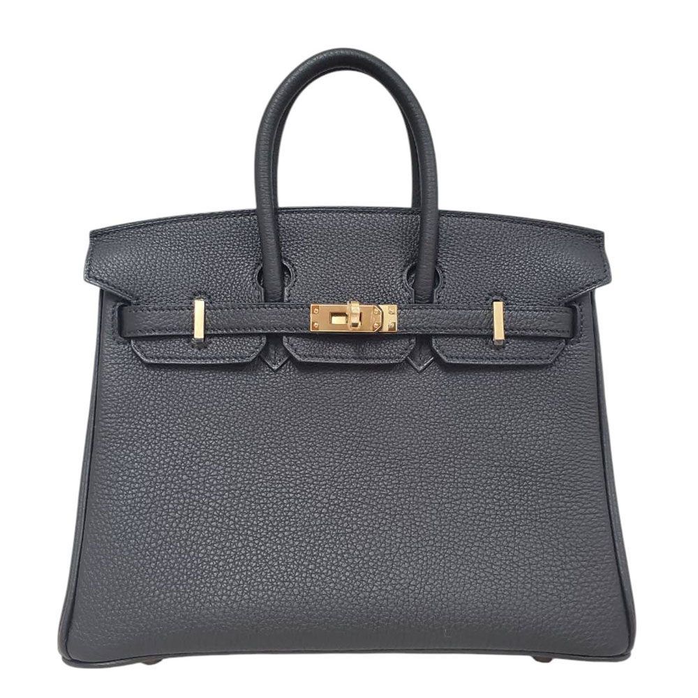 【新品同様・未使用品】エルメス HERMES バーキン25 ノワール トゴ G刻印 G金具/MA2604008