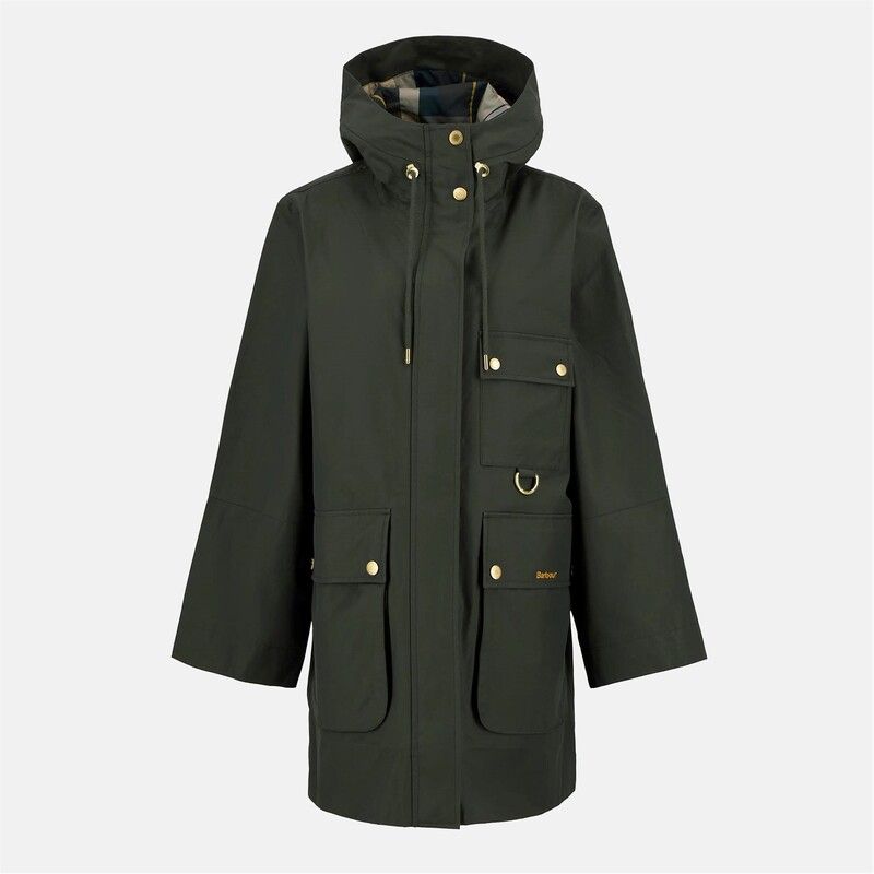 バブアー レディース アウター ジャケット・ブルゾン ジャケット Barbour Arla Waterproof Jacket Dusky Khaki カーキ