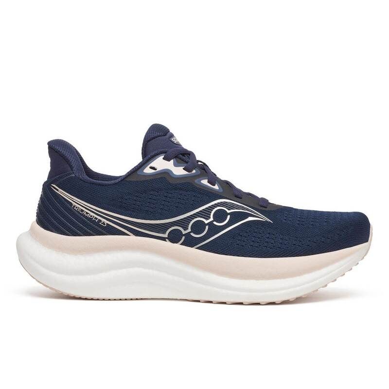 サッカニー レディース シューズ スニーカー Saucony Triumph 23 Road Running Shoes Womens NavyCameo ネイビー