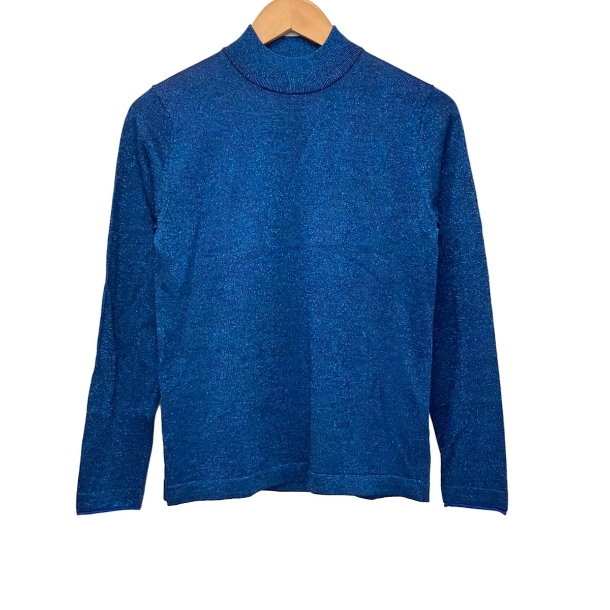 PaulSmith(ポールスミス) 長袖セーター サイズM レディース新品同様 - ネイビー ハイネック/ラメ