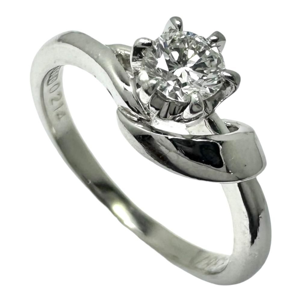 9号 ダイヤモンド 0.214ct リング・指輪 Pt900プラチナ 3.4g レディース 【中古】【真子質店】【NN】