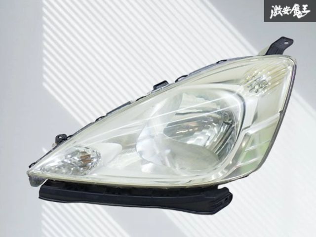 【破損無し！】HONDA ホンダ 純正 GE6 フィット ハロゲン ヘッドライト ヘッドランプ 左 左側 助手席側 刻印 AA STANLEY P6865 即納 棚