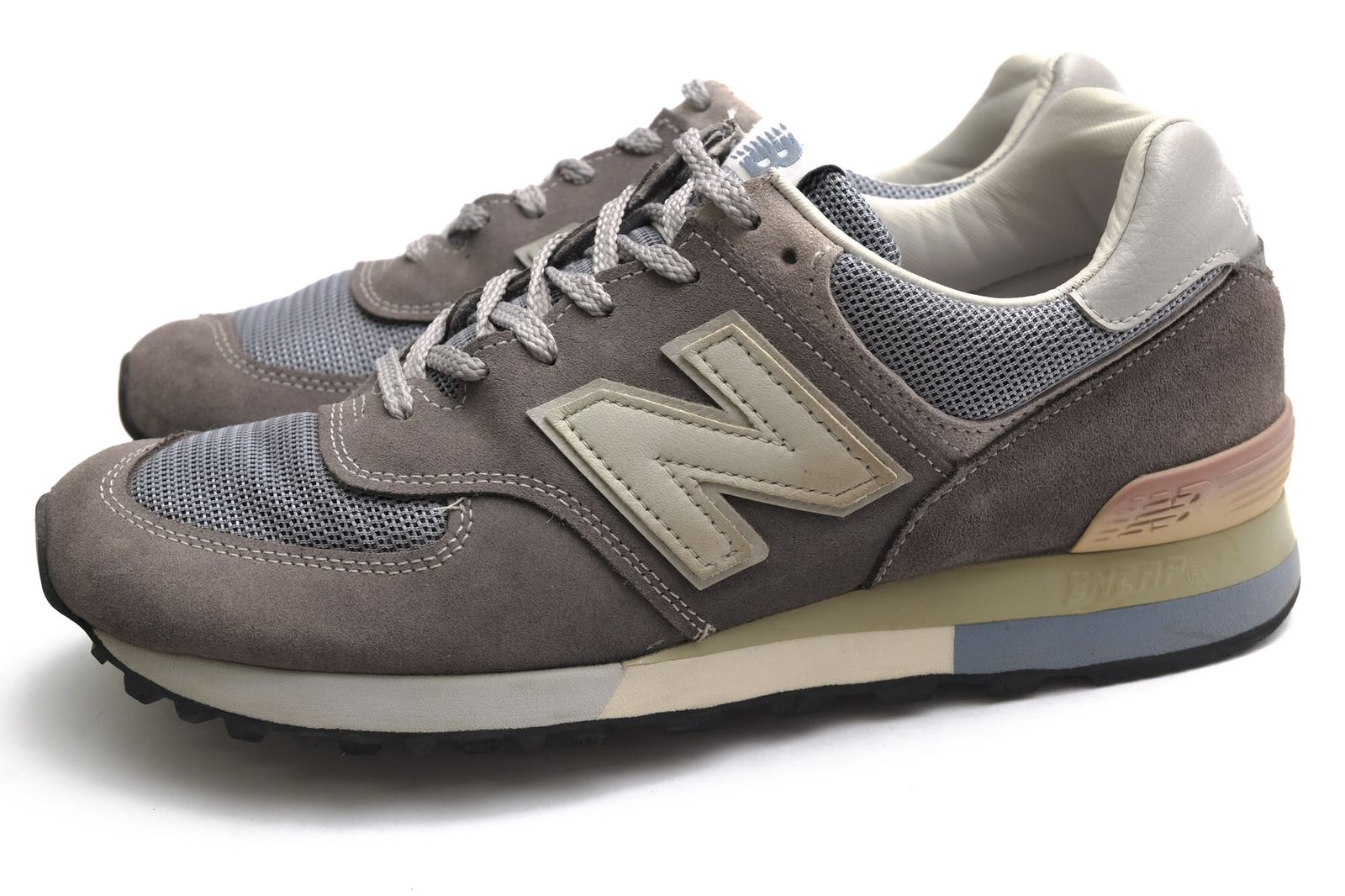 ニューバランス／NEW BALANCE シューズ スニーカー 靴 ローカット メンズ 男性 男性用 スエード スウェード レザー 革 本革 グレー 灰色 M576NGA