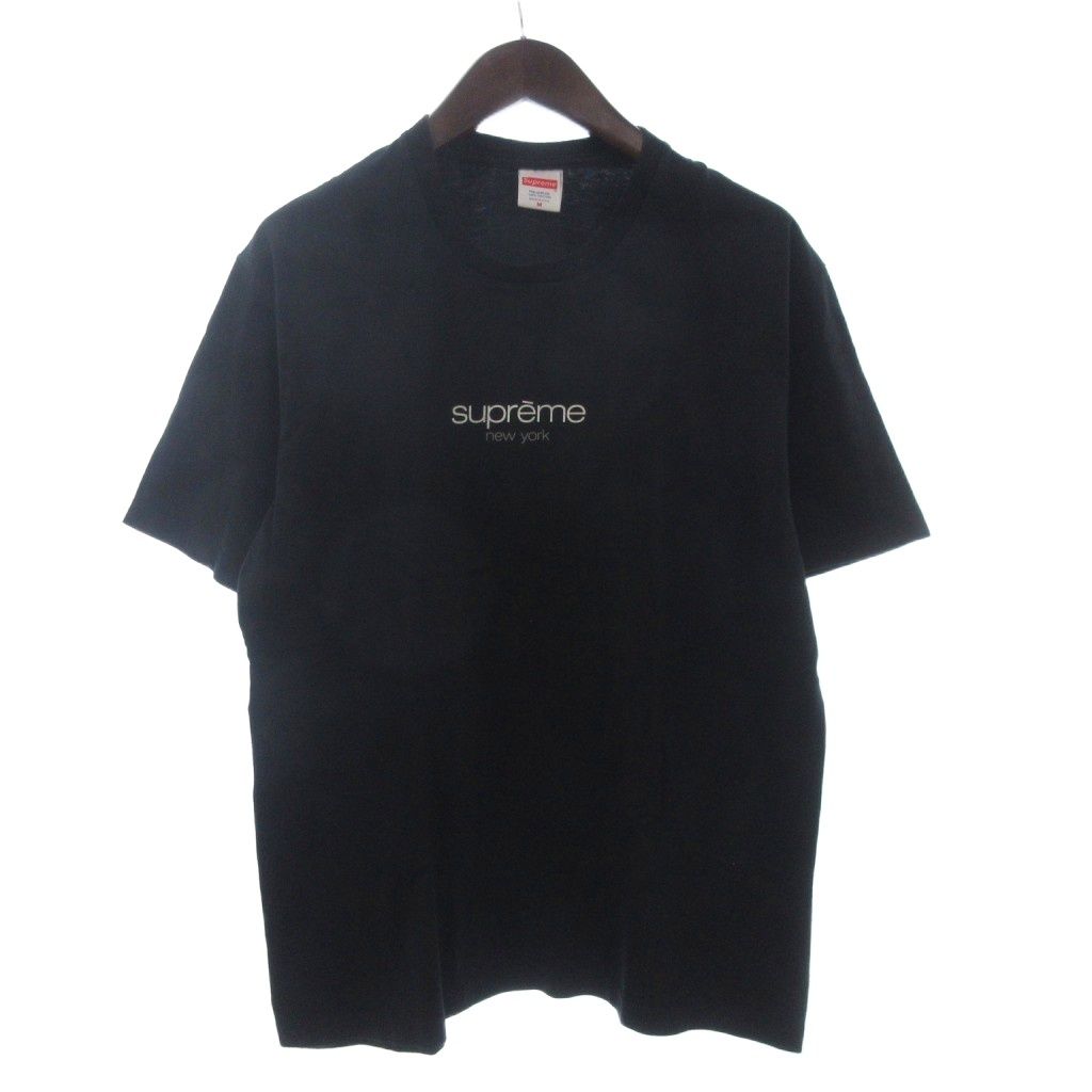 シュプリーム SUPREME Classic Logo Tee Tシャツ カットソー 半袖 プリント ロゴ 黒 ブラック M