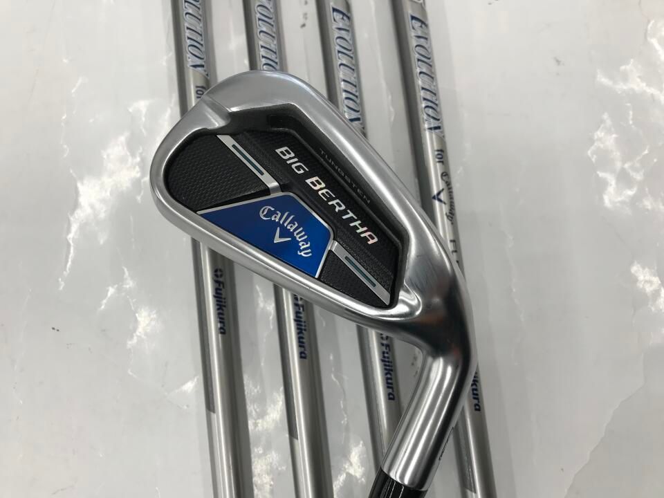 キャロウェイ　BIG BERTHA B21　Speeder EVOLUTION for Callaway　Rフレックス　アイアンセット　中古　ゴルフドゥ！新居浜店【最短即日発送】