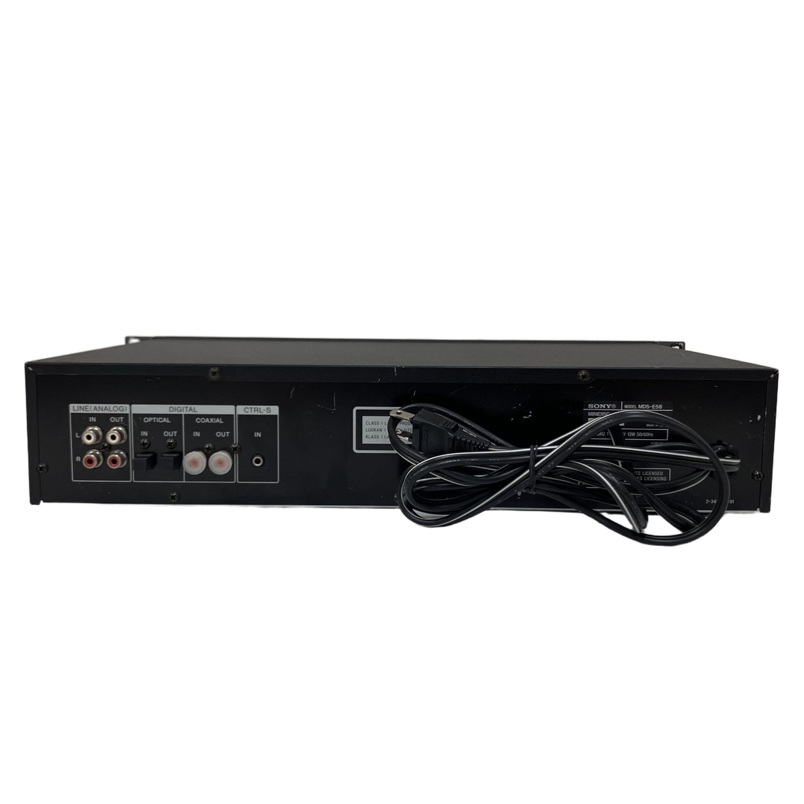 SONY MDS-E58 業務用 MDレコーダー ソニー オーディオ 音響機材 中古