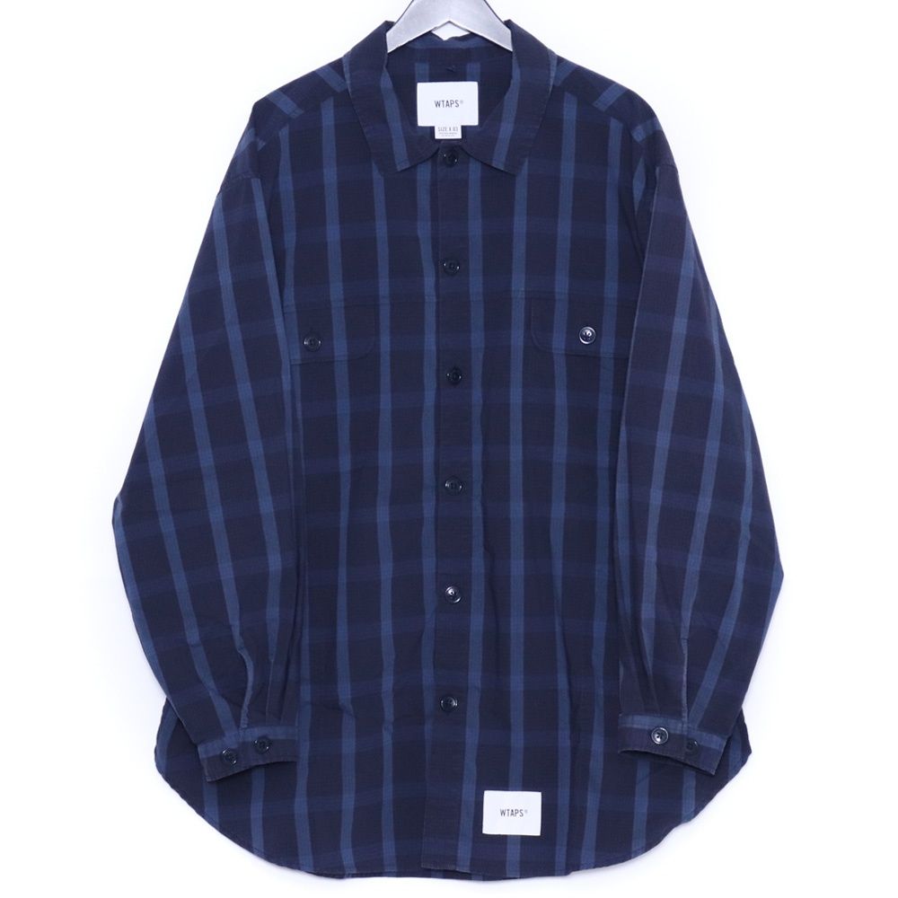 WTAPS WCPO/LS/COPO.RIPSTOP.TEXTILE.COOLMAX サイズ03 ネイビー