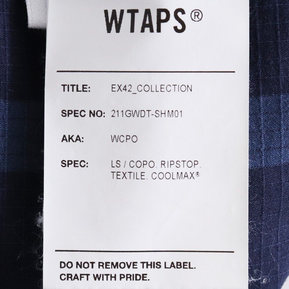 WTAPS WCPO/LS/COPO.RIPSTOP.TEXTILE.COOLMAX サイズ03 ネイビー