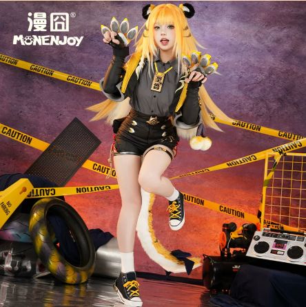 新品 ゼンレスゾーンゼロ ゼンゼロ 橘福福 コスプレ ウィッグ追加可