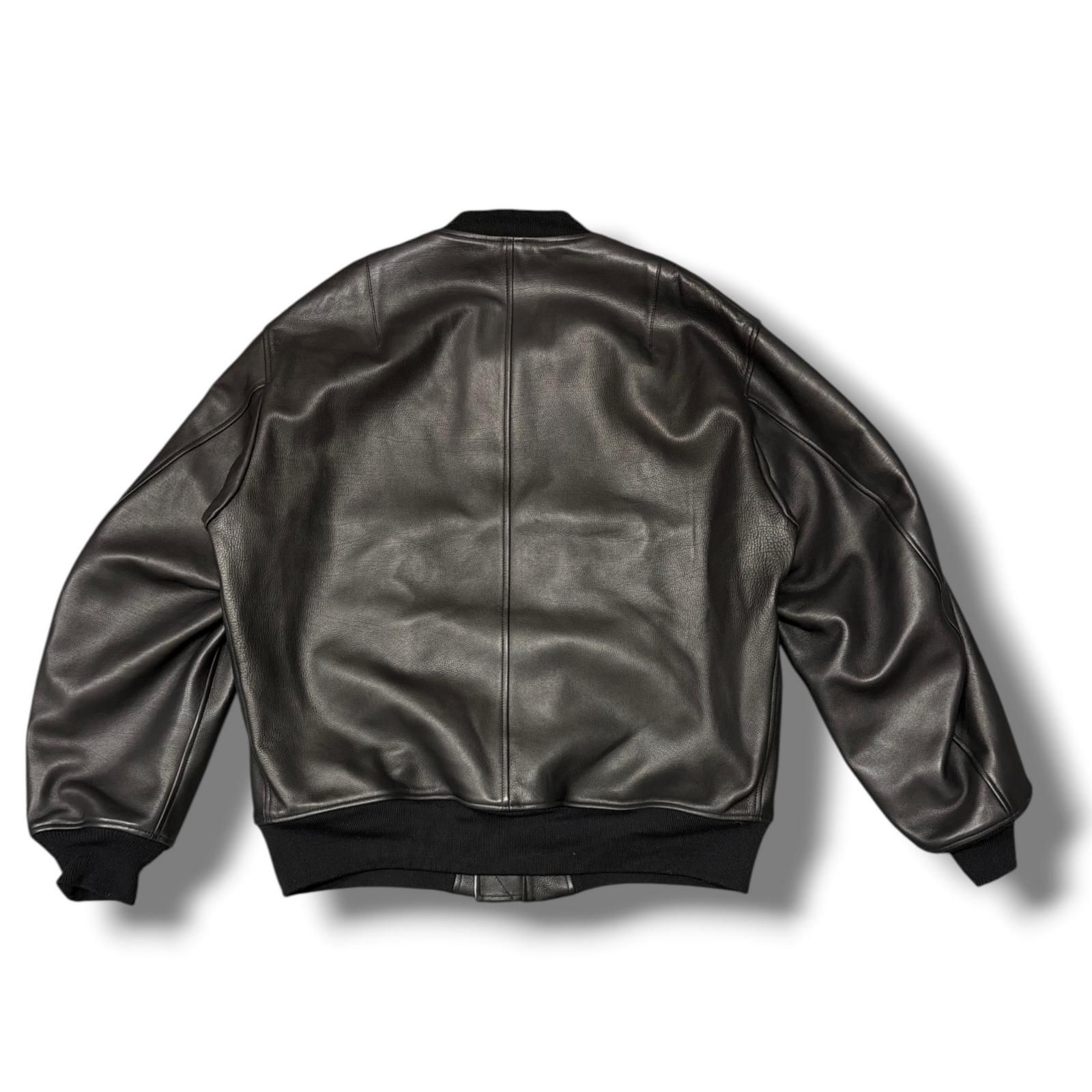 COMOLI 26SS カーフスキン ジップブルゾン レザージャケット 革ジャン