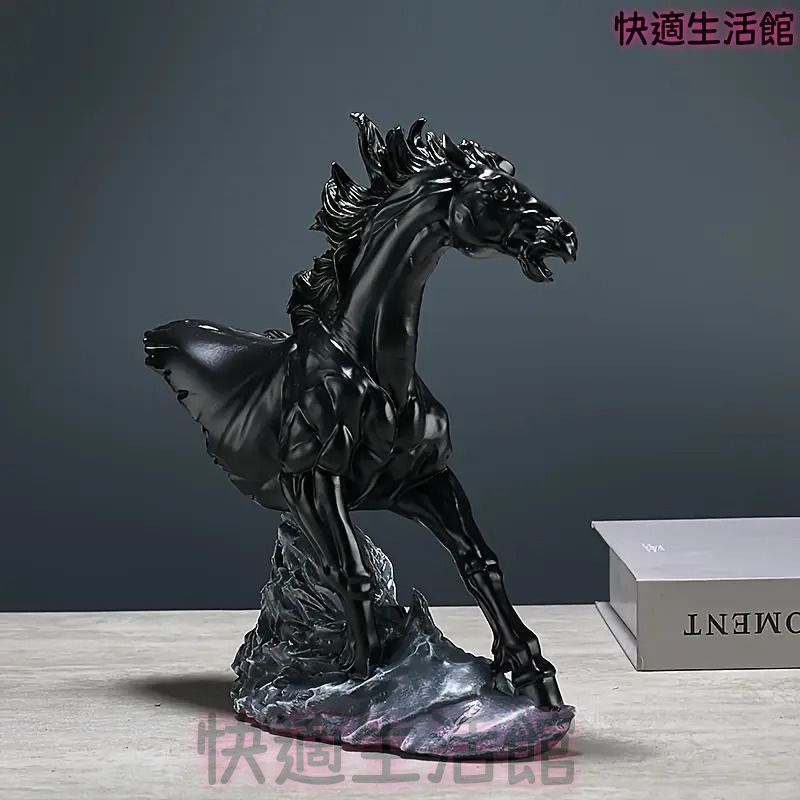樹脂製の馬の彫刻 インテリア雑貨 インテリア置物 インテリア 雑貨 屋内 屋外 装飾品 馬の像 オフィス 動物 リビングルーム 装飾 ブラック ホワイト 馬の置物 インテリア置物 置物 インテリア小物 インテリア装飾 ギフト 贈り物 gyp730