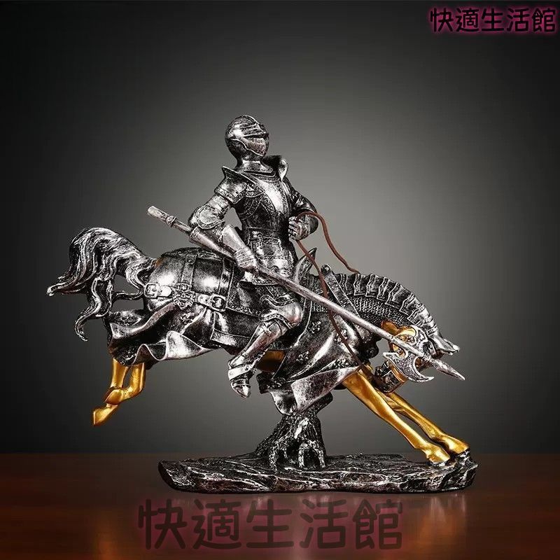 置物 装飾品 人形 フィギュア 騎士 ナイト 騎兵 中世ヨーロッパ オブジェ オーナメント 北欧 おしゃれ かっこいい ヴィンテージ スタイリッシュ クール 勇ましい 玄関 リビングルーム ダイニング 寝室 書斎 オフィス デスク テーブル 棚 プレゼント