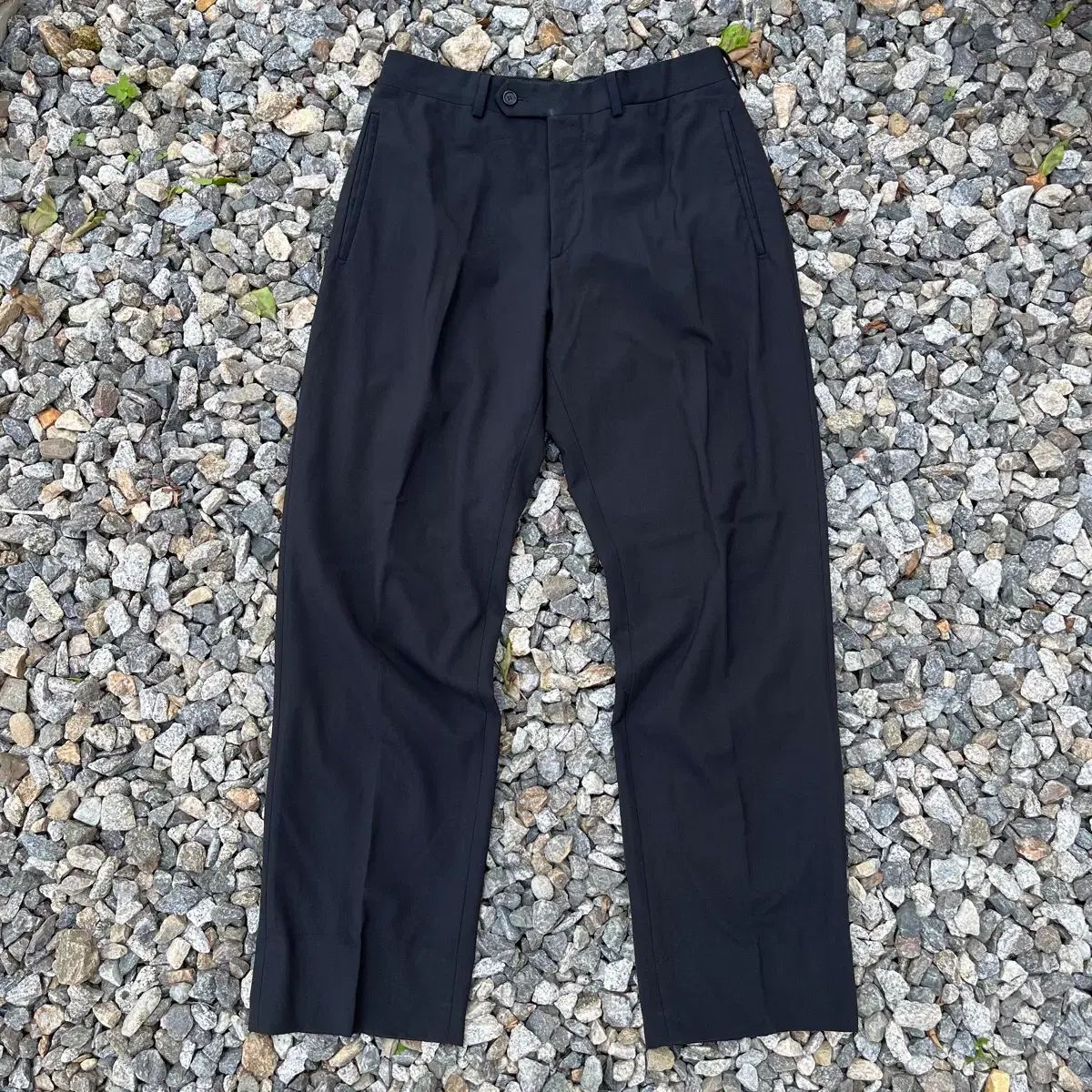 90s(PRADA) イタリア製バージンウール スラックス パンツ (実寸確認)