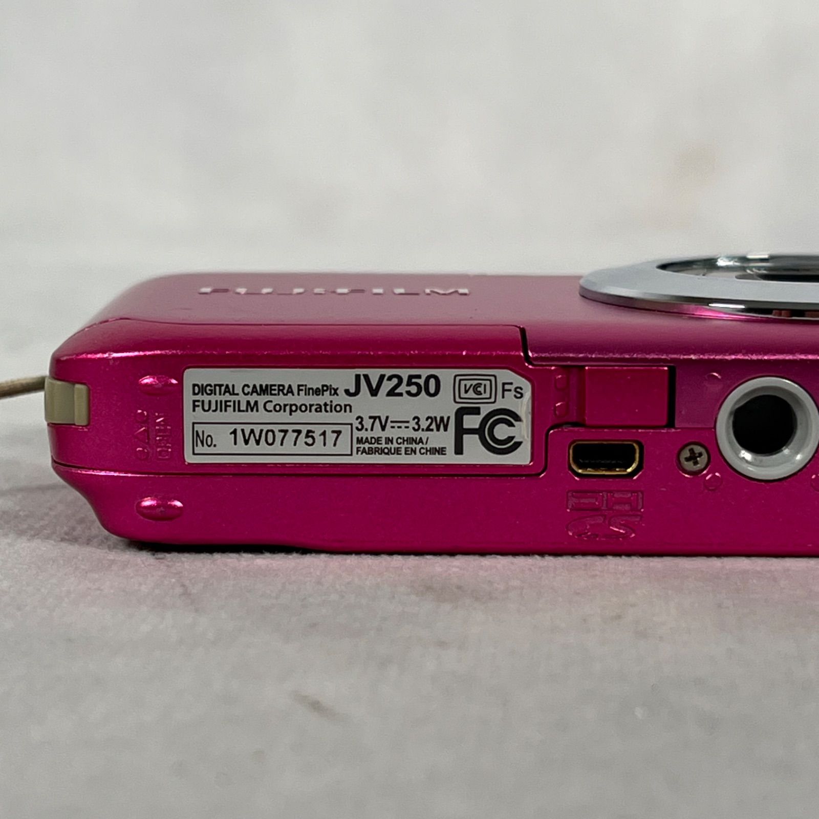 【動作確認済FUJIFILM FinePixJZ250 ピンク オールドコンデジ 管2607-316】動作確認済☆ FUJIFILM 富士フイルム FinePix JV250