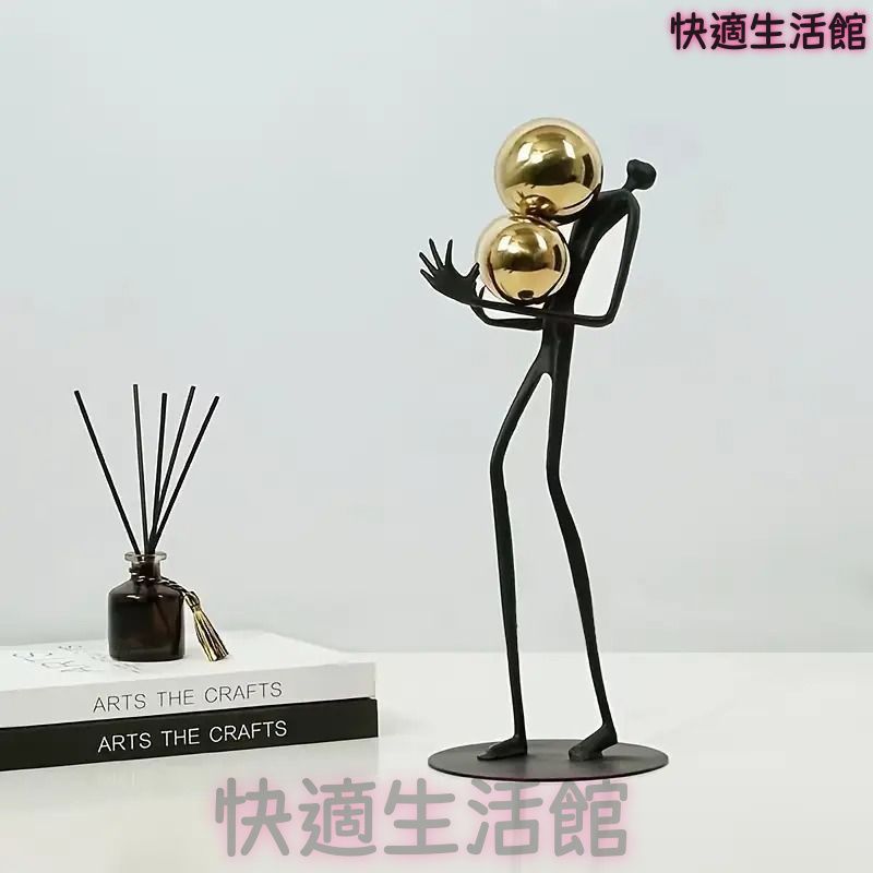 オブジェ オーナメント 置物 装飾品 人形 メタルフィギュア 抽象アート モダン 現代彫刻 北欧 おしゃれ かわいい スタイリッシュ エレガント かっこいい クール 玄関 リビングルーム ダイニング 寝室 書斎 廊下 バー カフェ 卓上 デスク テーブル 棚
