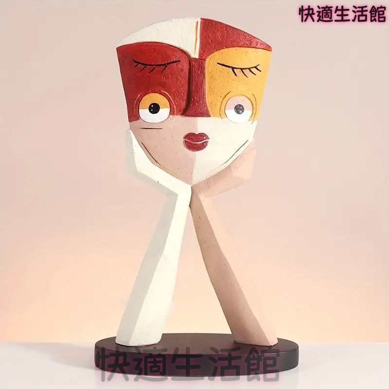 楽しくて陽気なオブジェ ウィンク アート リビングルーム ホームバー装飾 オフィス モダン シンプルデコレーション ユニーク クリエイティブなオブジェ 彫像彫刻 gyp730 6,318円
