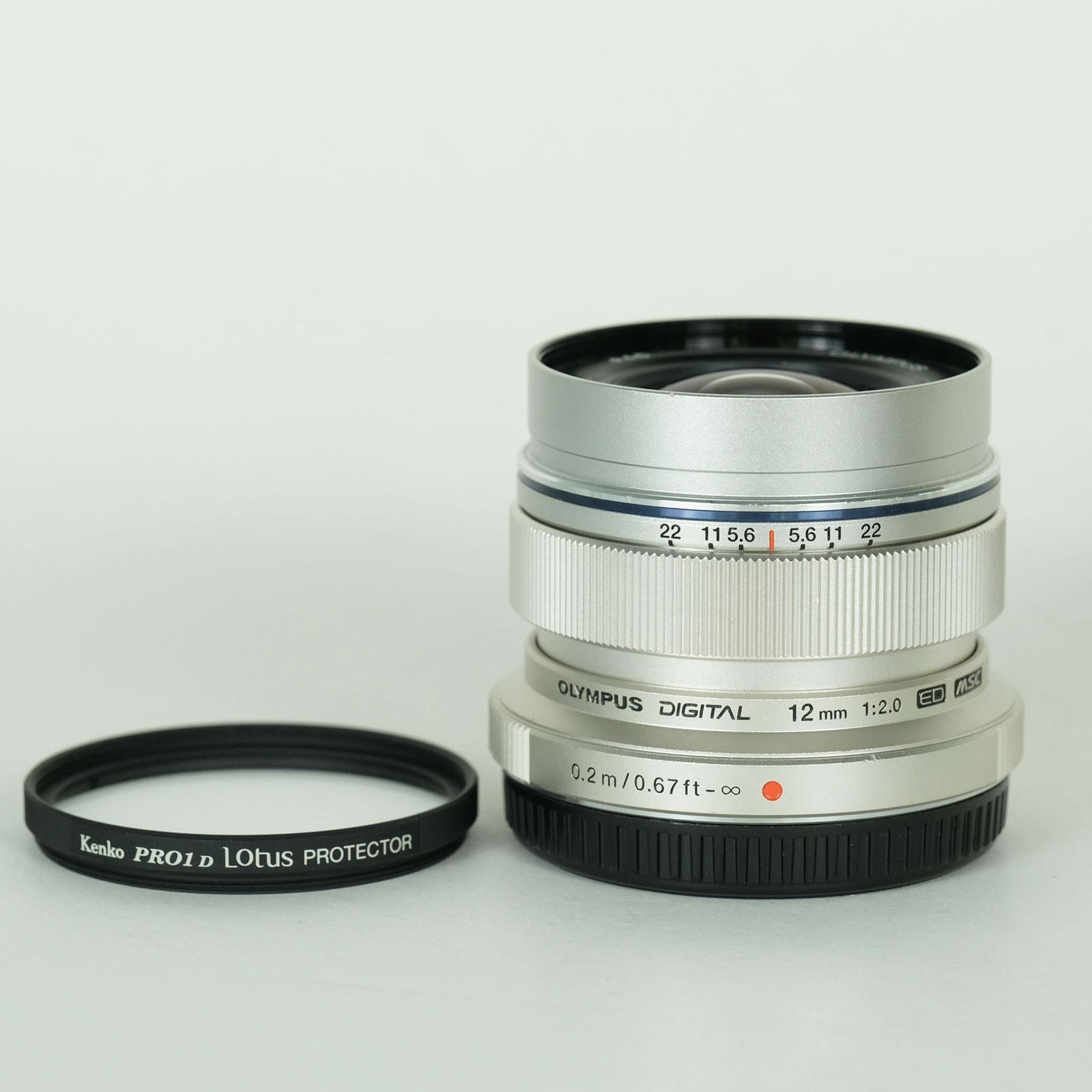 [美品 | フィルター付] OLYMPUS M.ZUIKO DIGITAL ED 12mm F2.0 [シルバー] | マイクロフォーサーズマウント