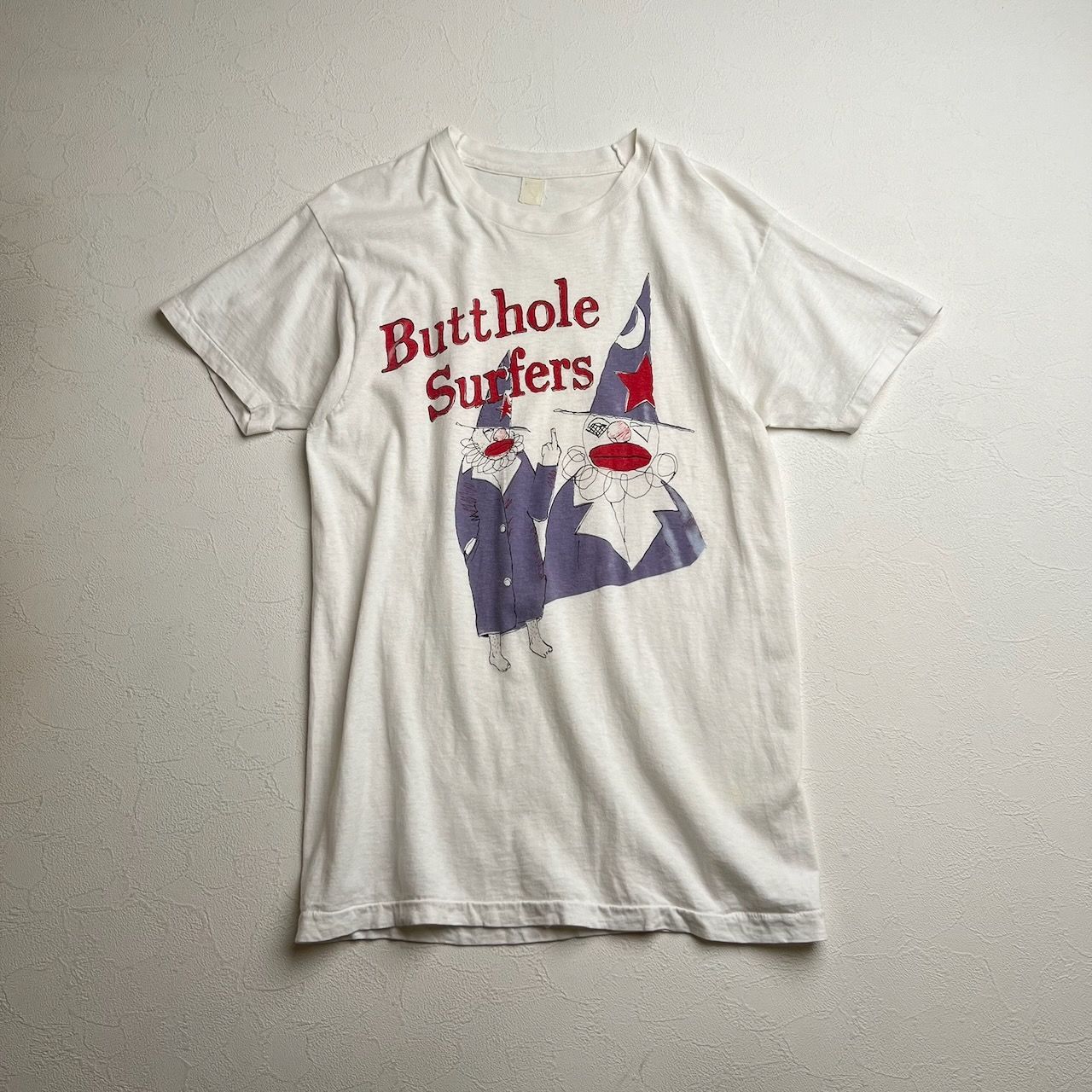 80s butthole surfers　シングルステッチ　バンドTシャツ　　古着