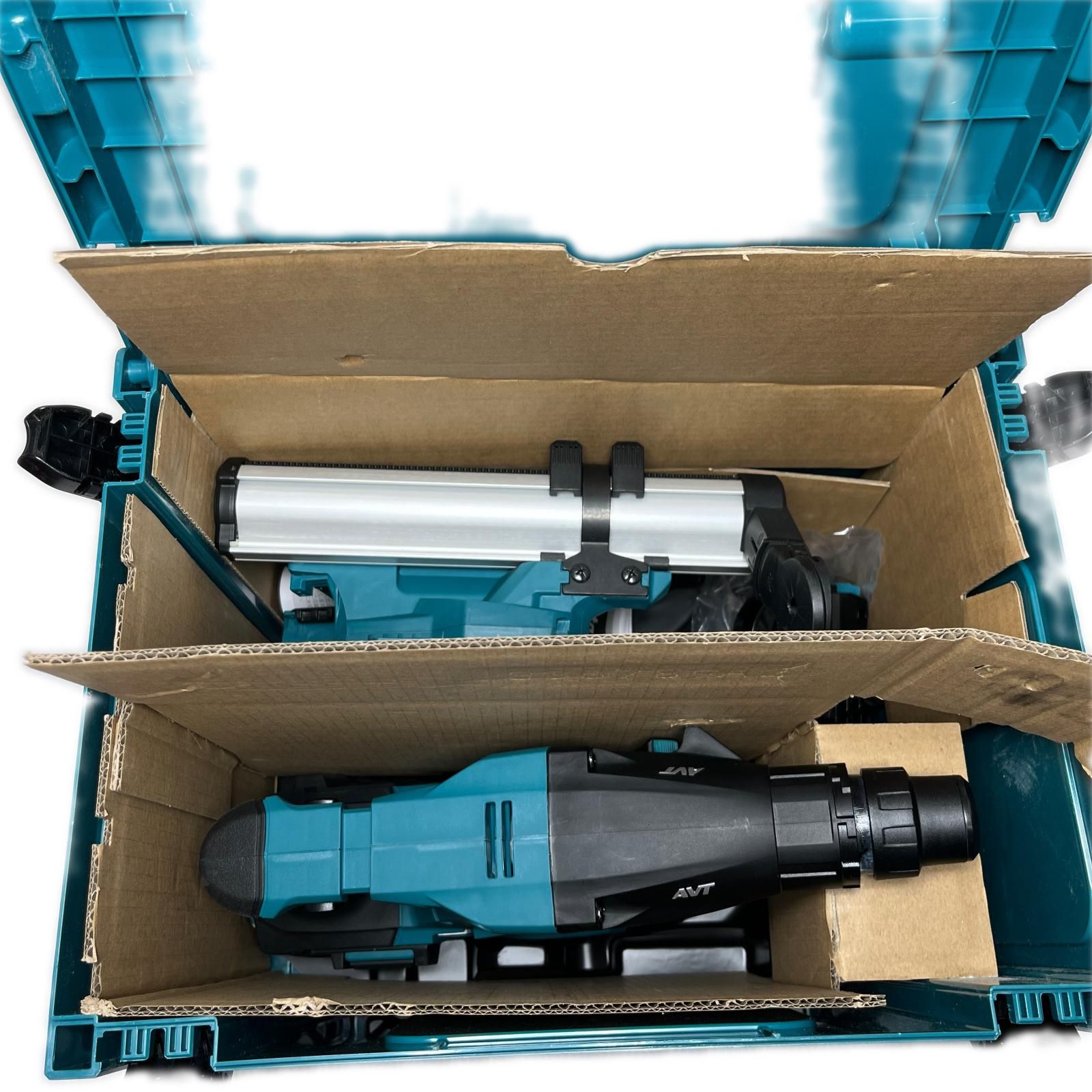 MAKITA マキタ ハンマドリル 集塵システム、ケース付 40v HR011GZKV ブルー